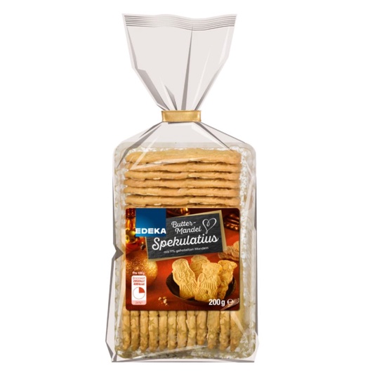 Edeka Butter Mandel Spekulatius/ Butter &amp; Sliced Almonds Biscuits ...