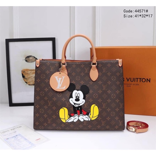 louis vuitton bag mickey mouse