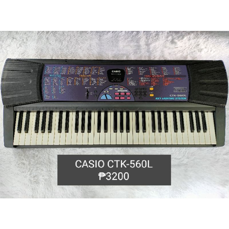 CASIO CTK 560L CASIO PIANO KEYBOARD 2NDHAND PIANO Shopee