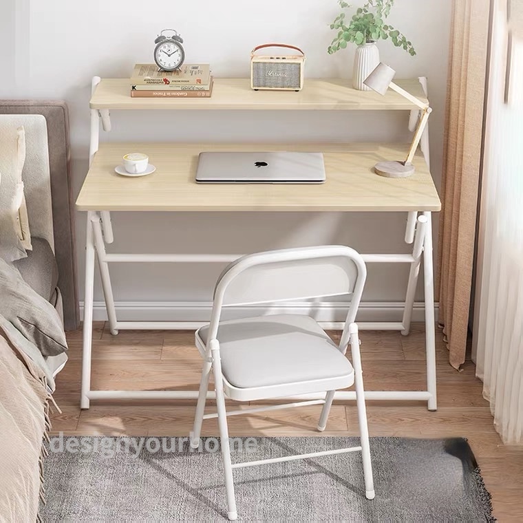 home lifeOffice Desk Folding Table Study Table Bedroom Computer Table ...