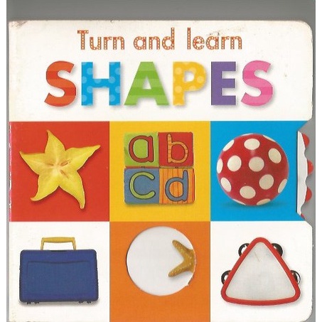 Turn and Learn SHAPES (( Board book ) | Shopee Philippines