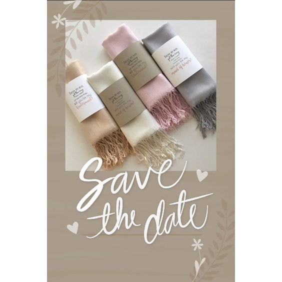 shawl wedding souvenir