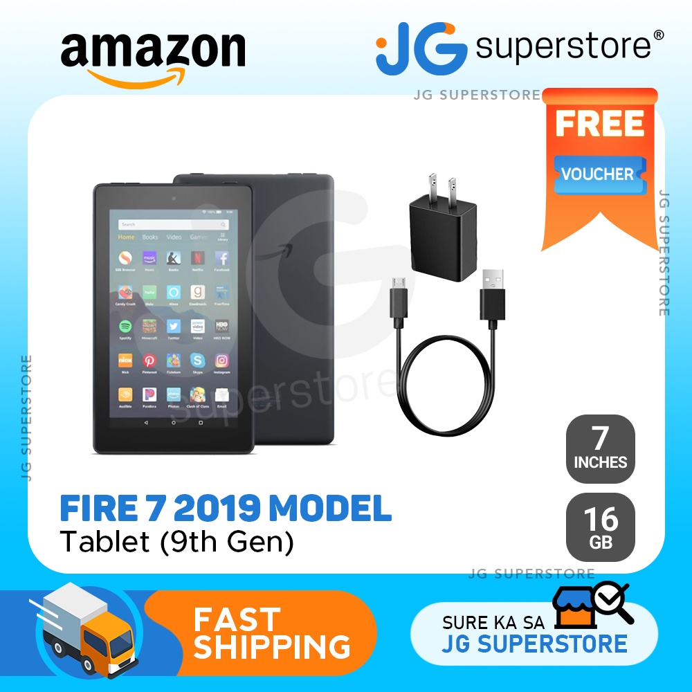 Amazon Fire 7 Tablet 7Inch Display Available in 16GB and 32GB 9th Gen ALL COLORS JG