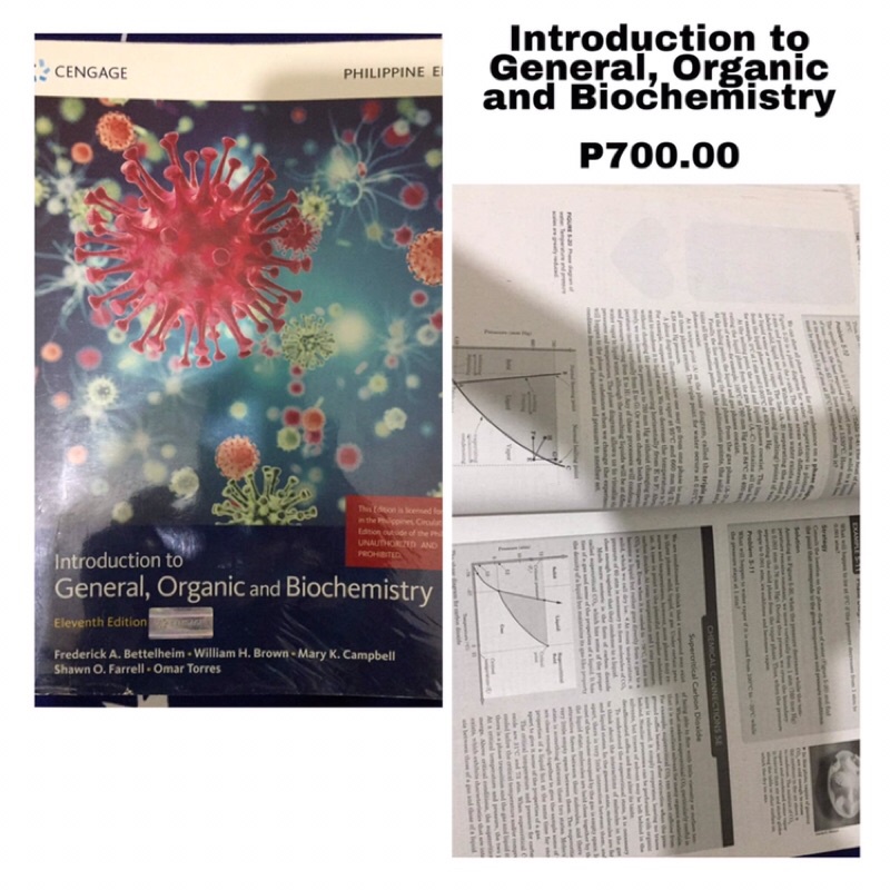 Introduction To General, Organic And Biochemistry | Shopee Philippines