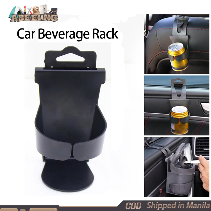 Car Cup Holder Car Beverage Rack Black Suitable For Most Common Cup ...