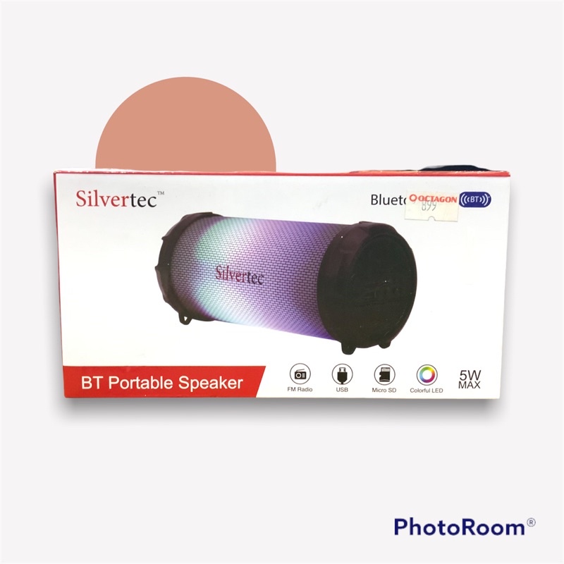 Silvertec Bluetooth Portable Speaker Blue Shopee Philippines