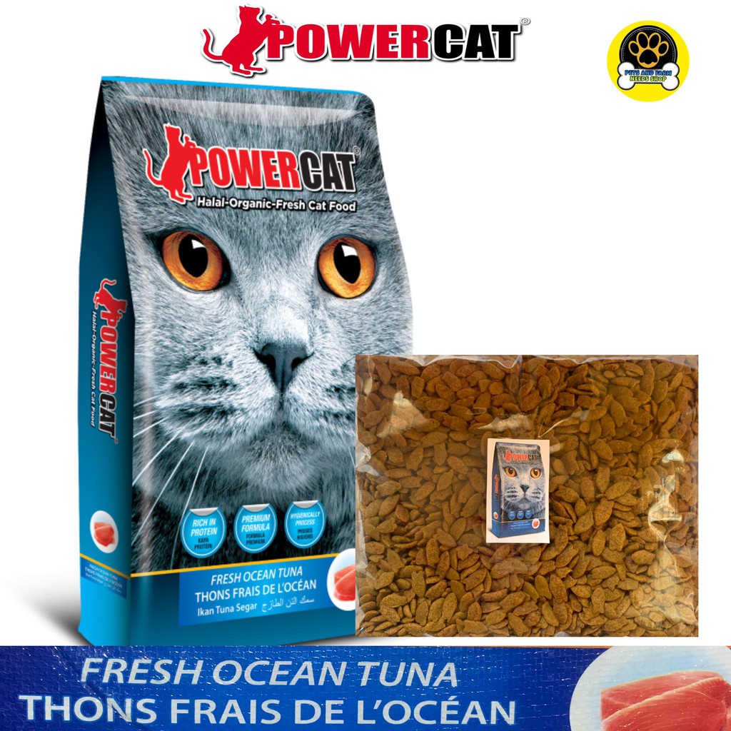 Power Cat Halal Organic Fresh Cat Food 1 Kg Repacked | Shopee Philippines