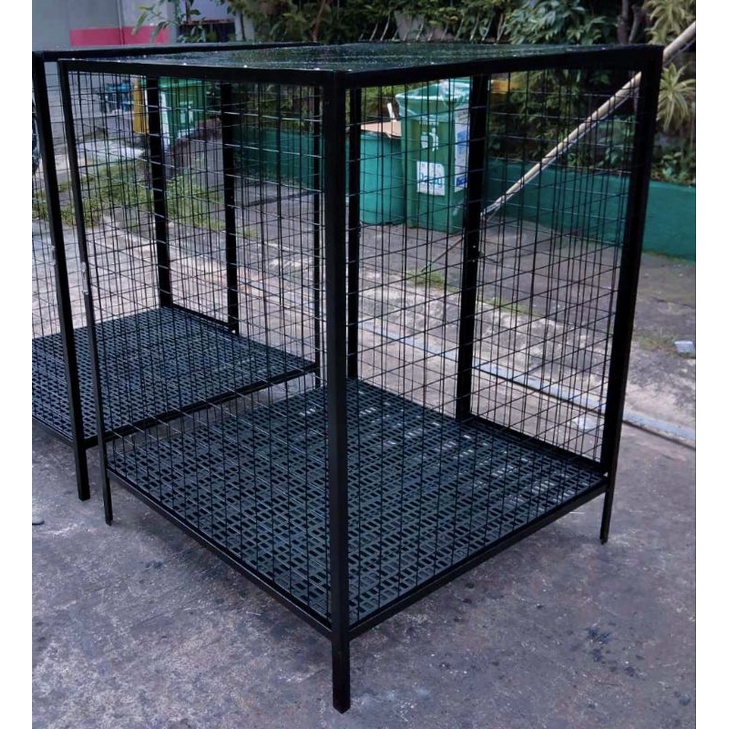 DOG CAGE 3x3x3.5 HEAVY DUTY STEEL