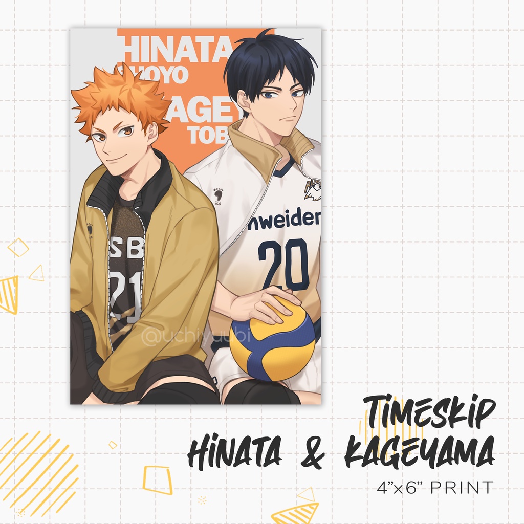 Haikyuu!! Haikyu Timeskip Hinata & Kageyama MSBY Schweiden Art Print
