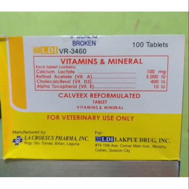 CALVEX TABLET by (10tablet) | Shopee Philippines