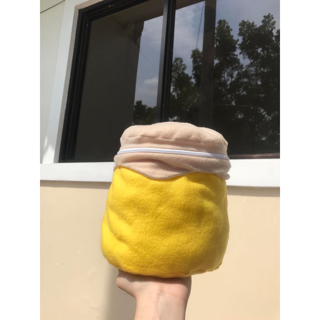 Honey Jar Pillow/Plushie/Stuffed Toy with Secret Pocket | Shopee ...