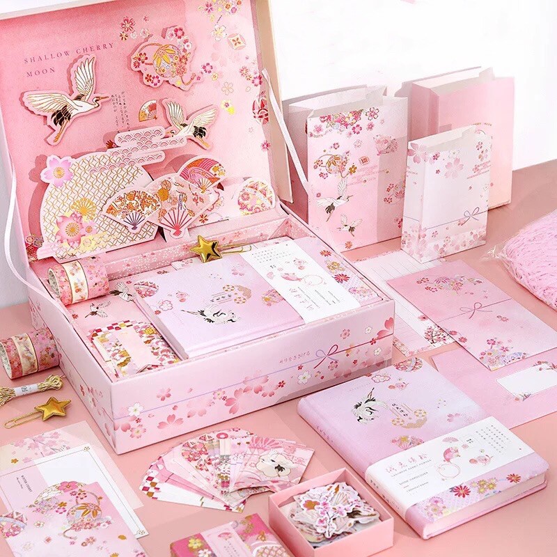 Dreamy Stationery gift box Journal, note book, letter set, diary