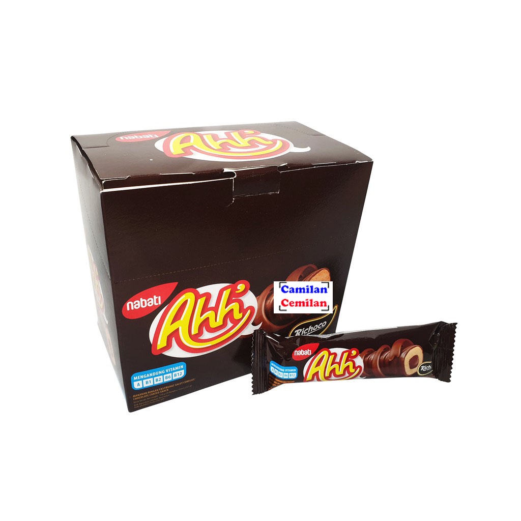 Richeese Richeese Nabati Ahh Triple Cheese Roll Chocolate Contents 20 ...