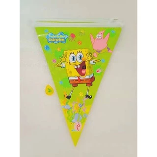 Spongebob Party Decorations - 52 Pcs Cartoon Spongebob Birthday Party Supplies Favors Set for Boys and Girls Include Happy Birthday Banner, Cake