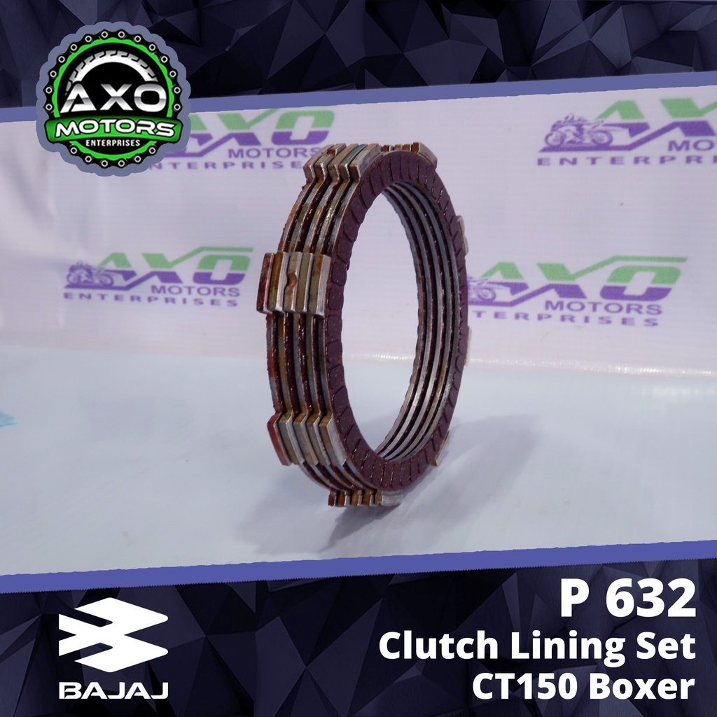 Clutch Lining Set CT125,150,Boxer150 with USB Port model Genuine