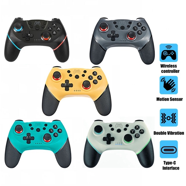 SW001 Wireless Controller for Nintendo Switch Dual Vibration Gamepad ...