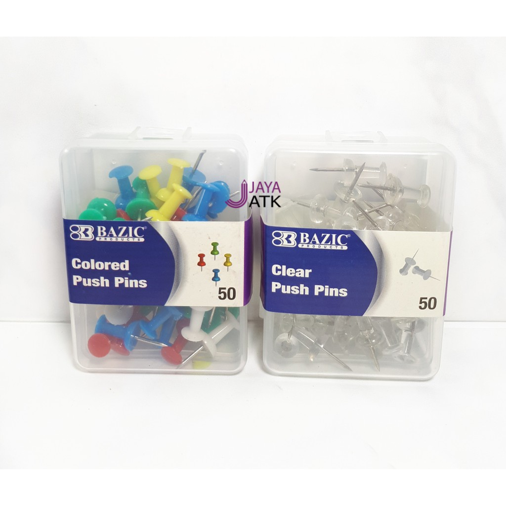 Umbrella Nails - 50 Color Clear Push Pins | Shopee Philippines