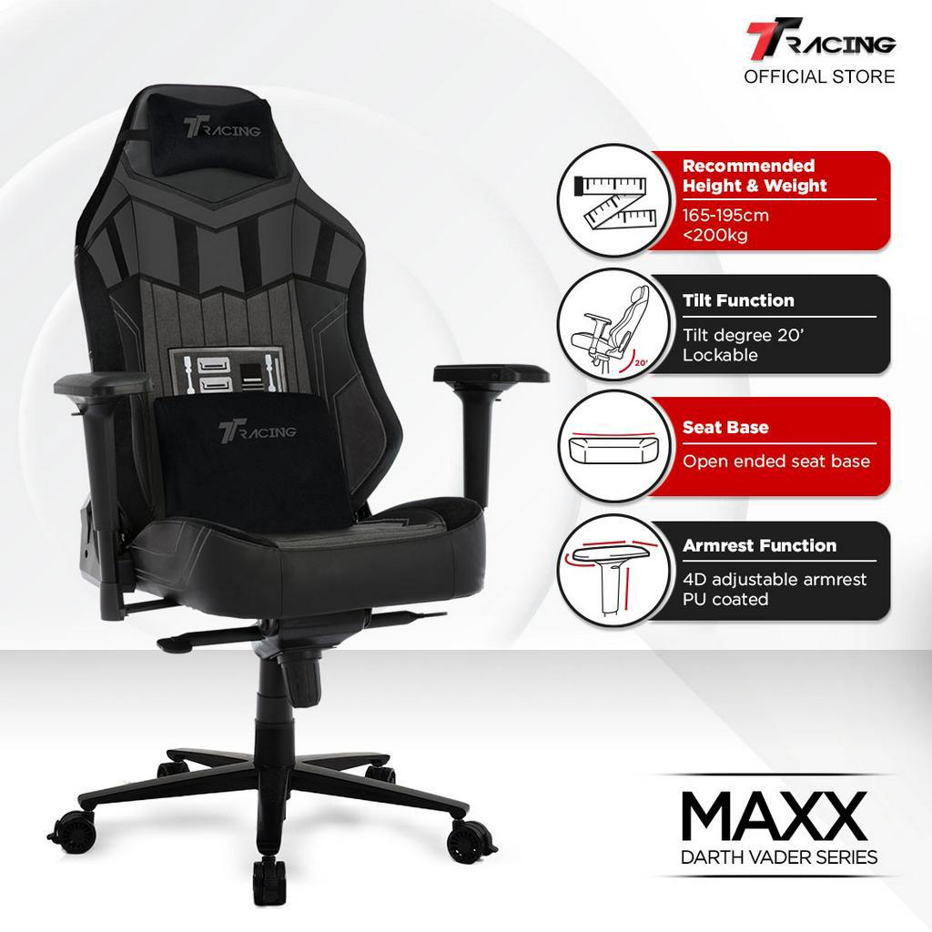 TTRacing Maxx - Gaming Chair Ergonomic Home Office Chair Computer Chair ...