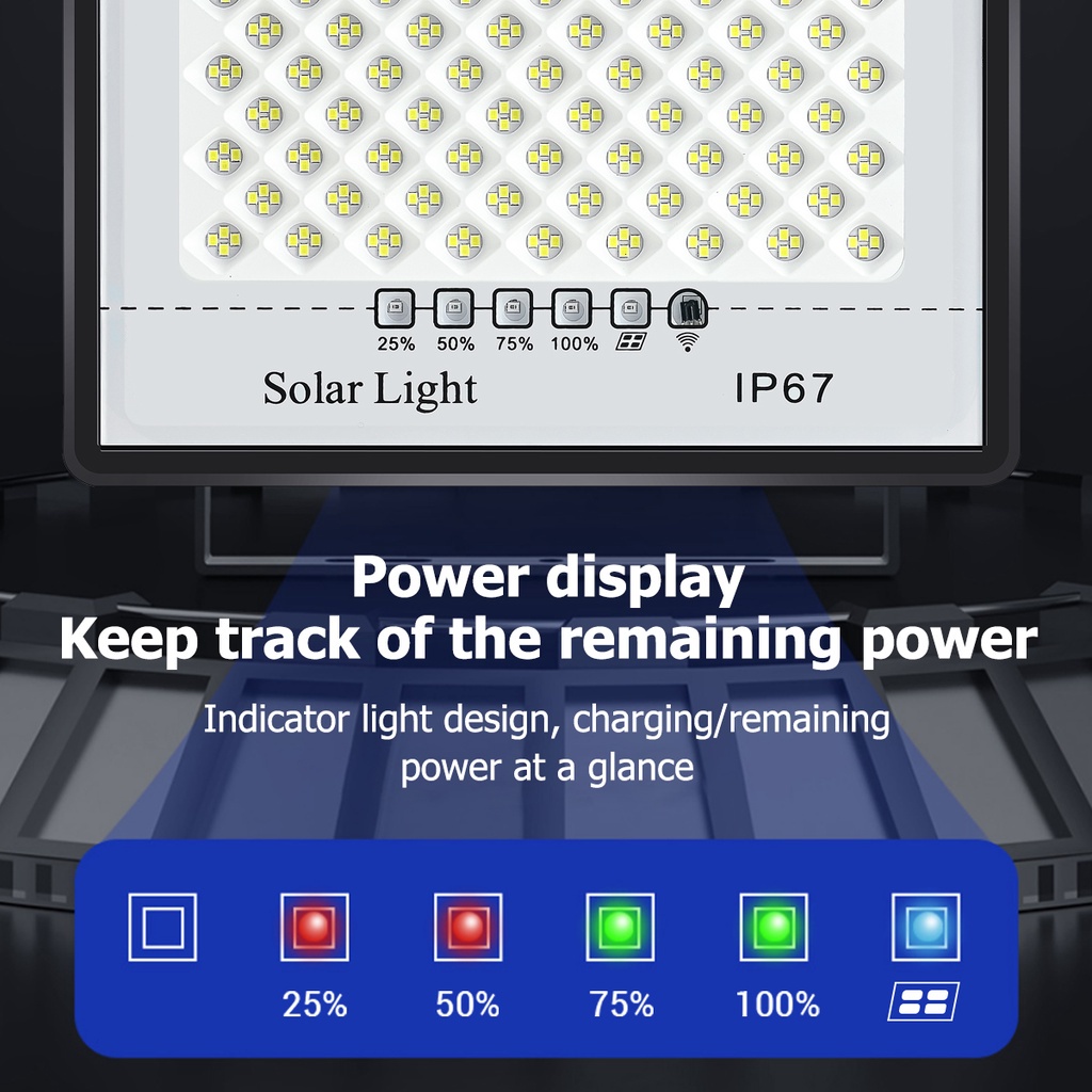 (Buy 1 Get 1 Free) 800W Solar Light Outdoor Waterproof LED Ceiling Bulb ...