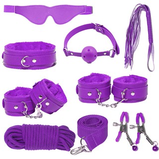 Bondage Restraints BDSM Kit - 7Pcs Leather Restraints Bdsm Toys, Adjustable  Handcuffs & Ankle & Neck Cuff, Whip, Gags, Blindfold, Sex Rope, Adult Sex  Toys & Games for Men & Women, Couples 