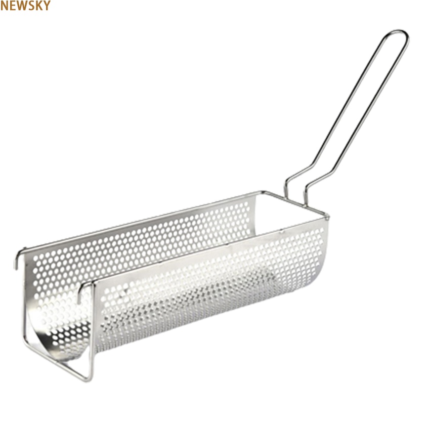 Ttlife Stainless Steel Fried Basket Long Fry Potato Chip Container Best ...