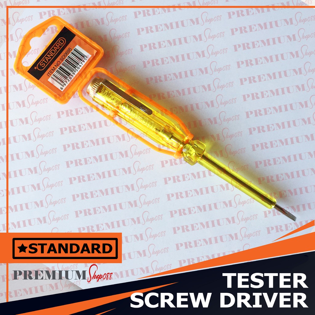 Standard Screw Driver Tester Screwdriver Test Light Lamp Shopee