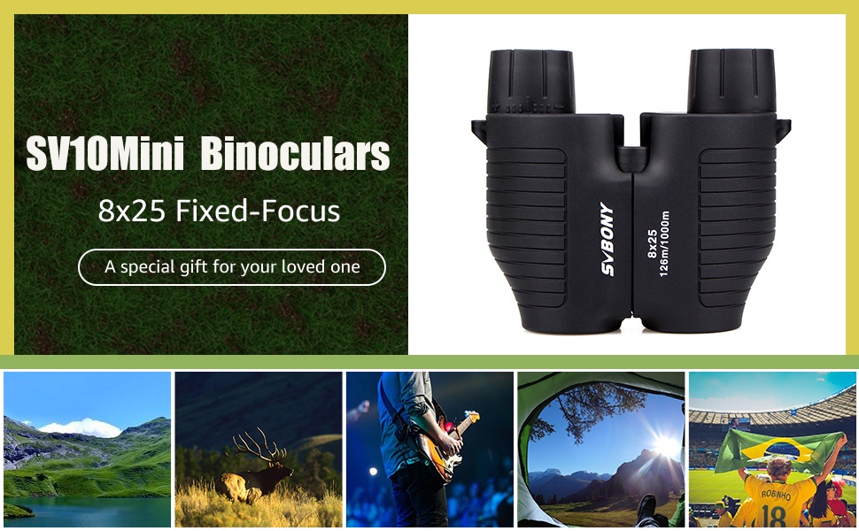 SVBONY SV28 Spotting Scope & SV10 Binoculars Bundle – 25-75x Zoom, 70mm Lens, IP65 Waterproof For Birding & Outdoor Viewing