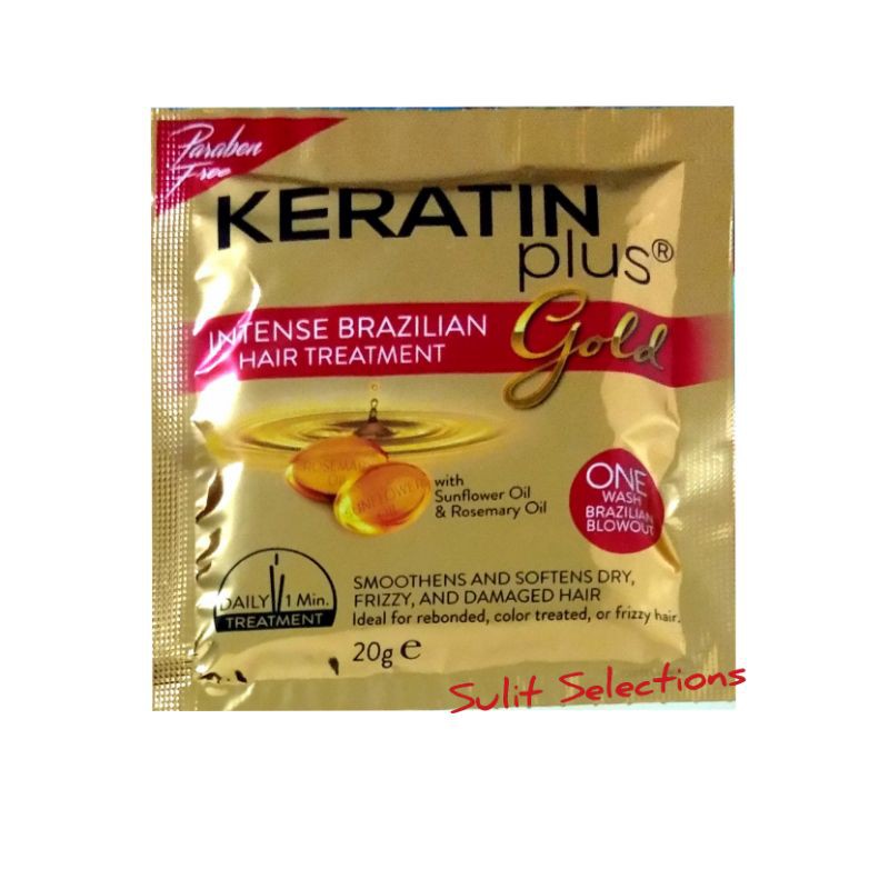 Keratin plus gold clearance intense brazilian hair treatment