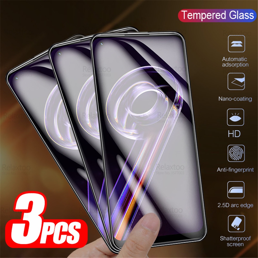 For Realme 9 Pro Plus Glass 3pcs Tempered Protective Glass On Realme9 ...