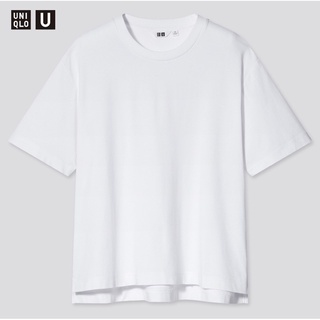 ▲✵Authentic Uniqlo U Airism Cotton Oversized Crew Neck t-shirt