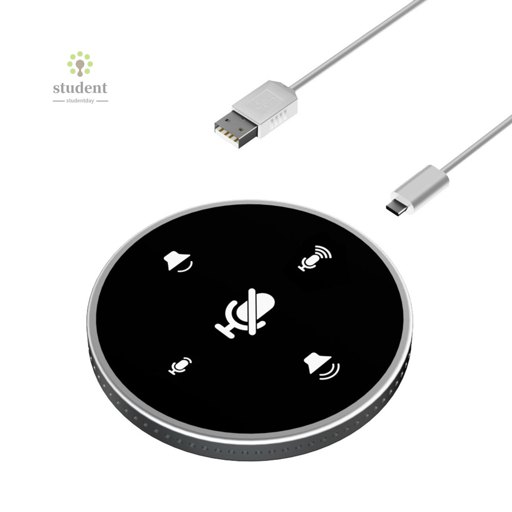 S&D Desktop USB Conference Speakerphone Microphone Built-in Speaker 360 ...