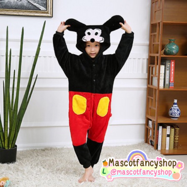 [COD Available] Mascot Pajamas Fancy mickey mouse Cartoon | Shopee ...