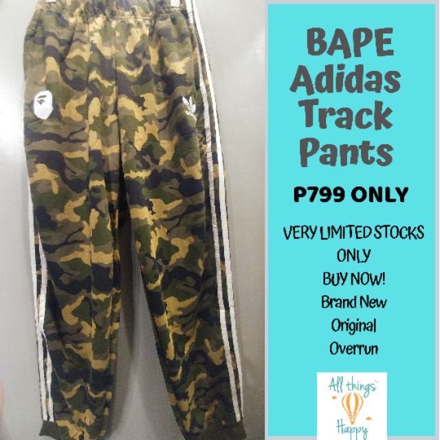 Adidas bape track outlet pants