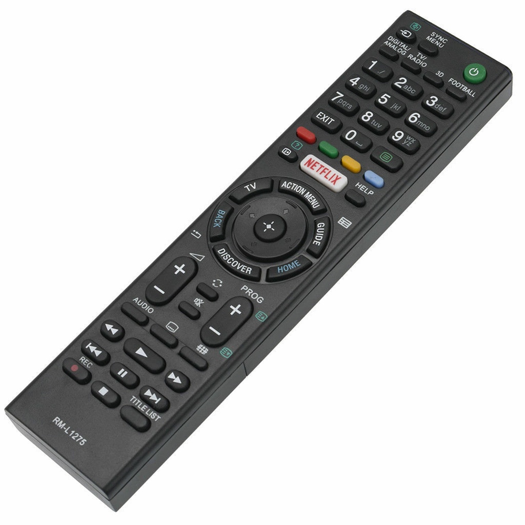 Sony Netflix SMART TV Remote Control RML1275 Universal Most Bravia TV