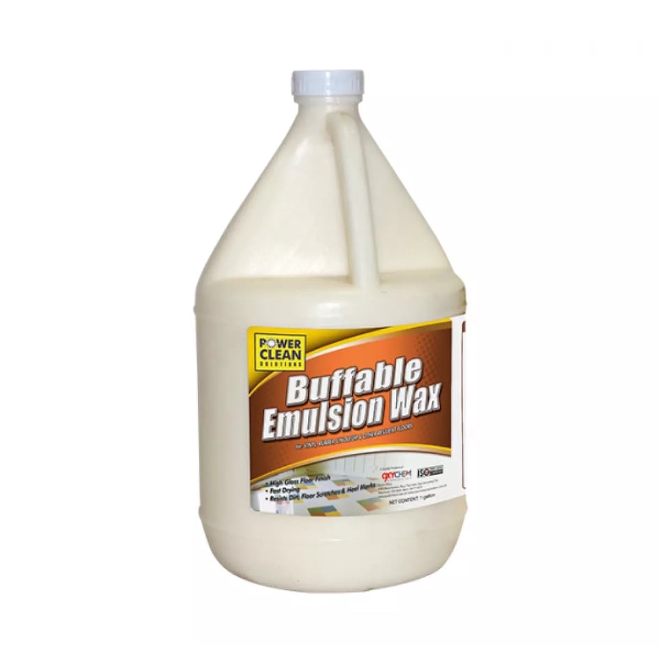 Powerclean Buffable Emulsion 1 gallon / Regular Buffable Emulsion Wax ...