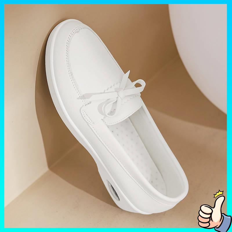 Womens white nursing on sale sneakers