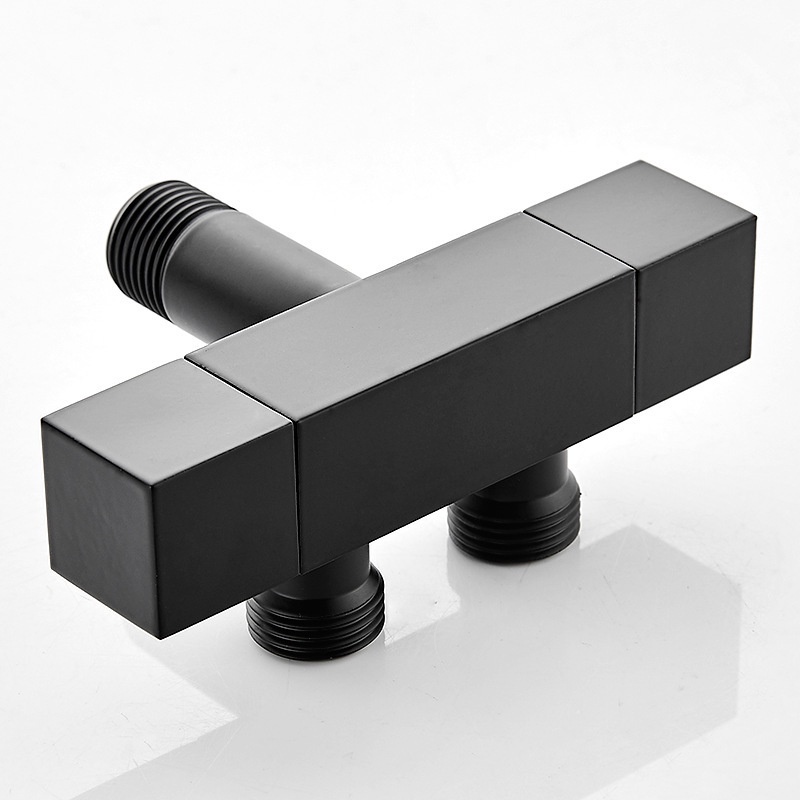 Copper toilet companion black one in two out double control thickened