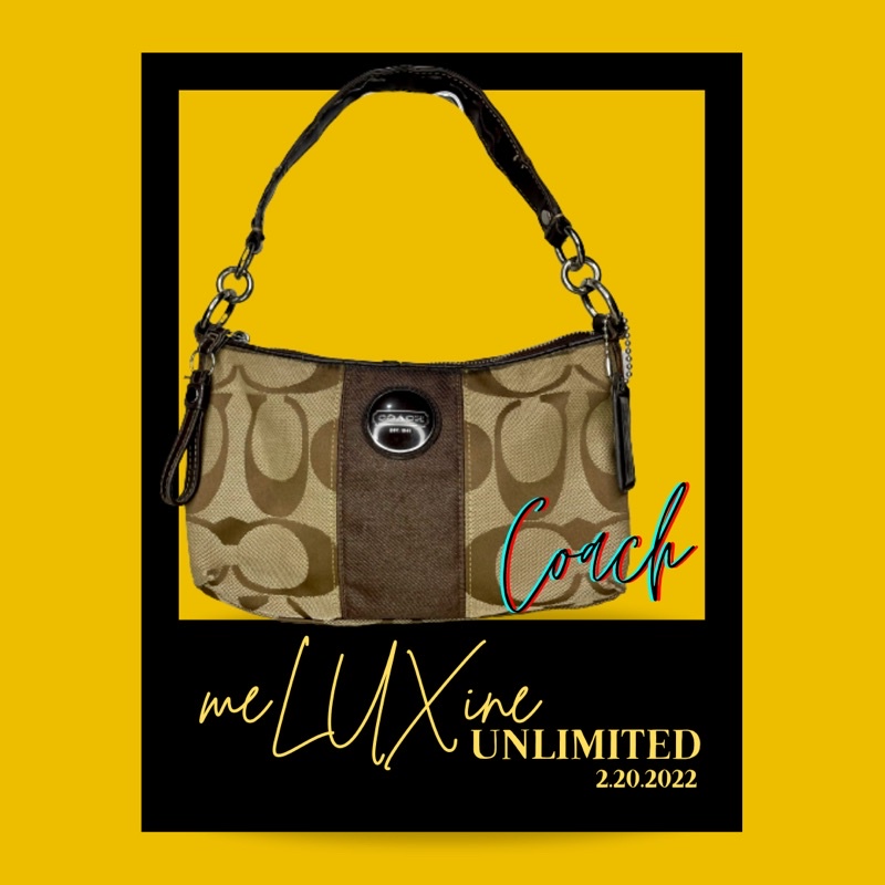 AUTHENTIC Coach Signature Canvas Handbag Shopee Philippines