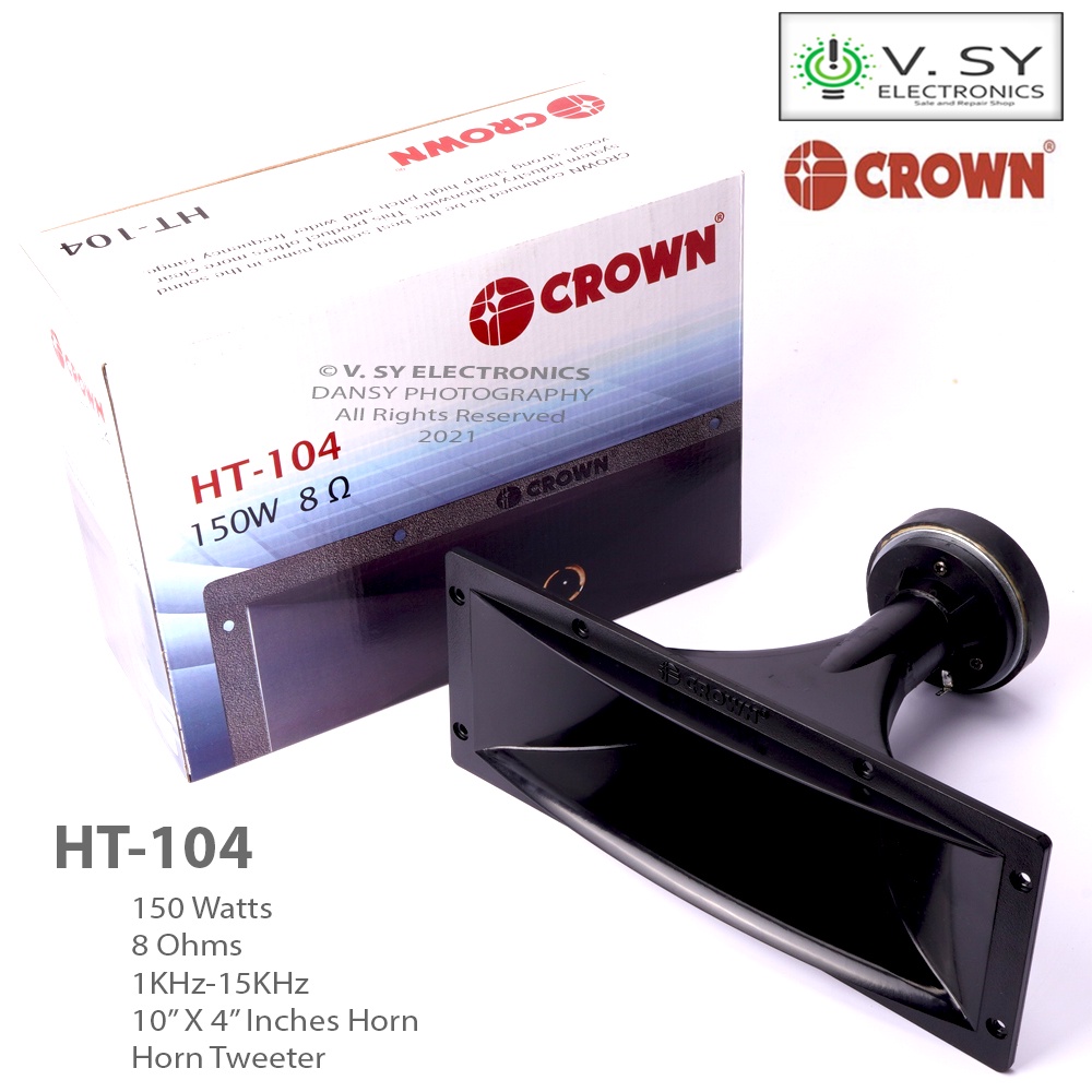 Crown hot sale horn tweeter