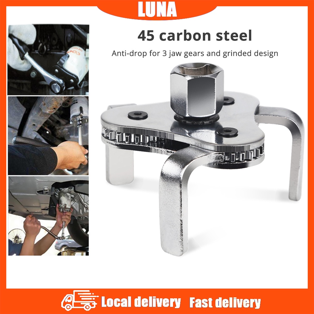 Universal Adjustable Oil Filter Wrench 21/2 inch to 4.5 inch Oil