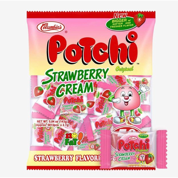 Potchi Strawberry Cream Gummy Candy (6 packs) Shopee Philippines