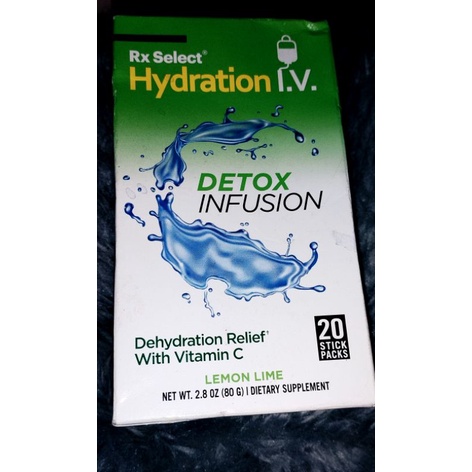 Rx Select Hydration IV Detox Infusion lemon lime | Shopee Philippines
