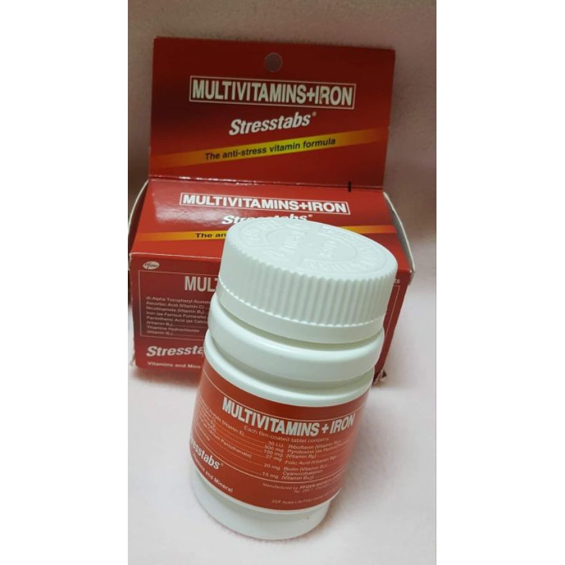 Stresstabs Multivitamins tab 30's | Shopee Philippines