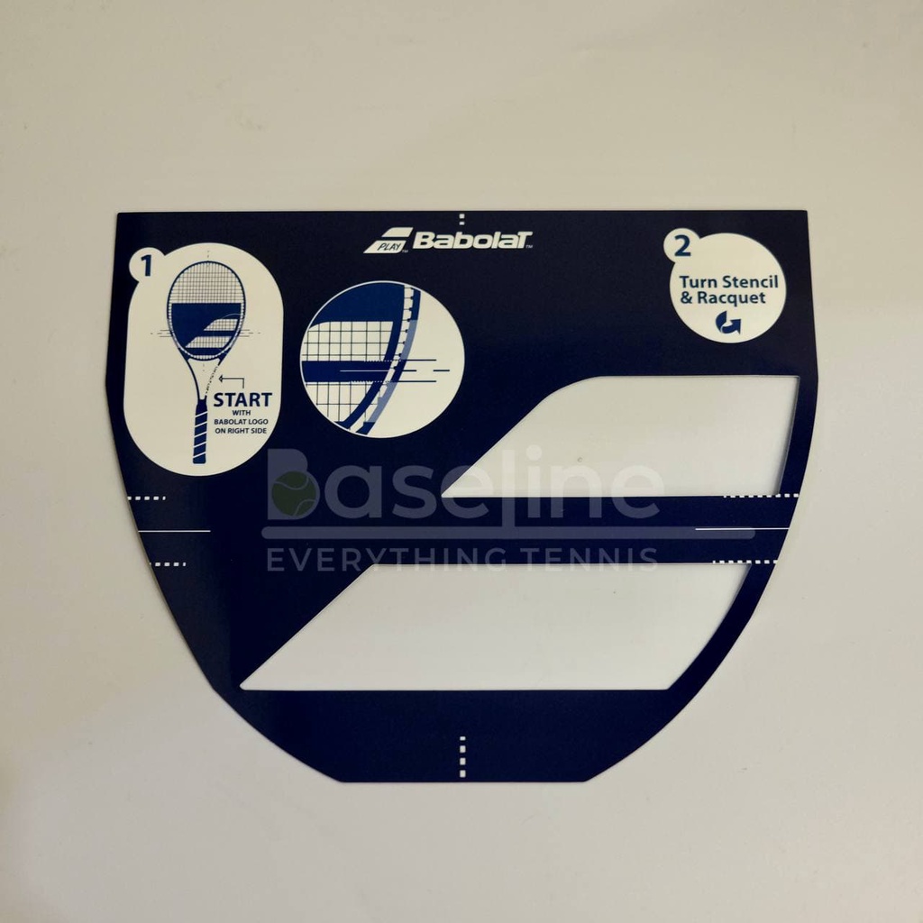 Wilson Overgrip Babolat Tennis Racket Stencil - Reusable