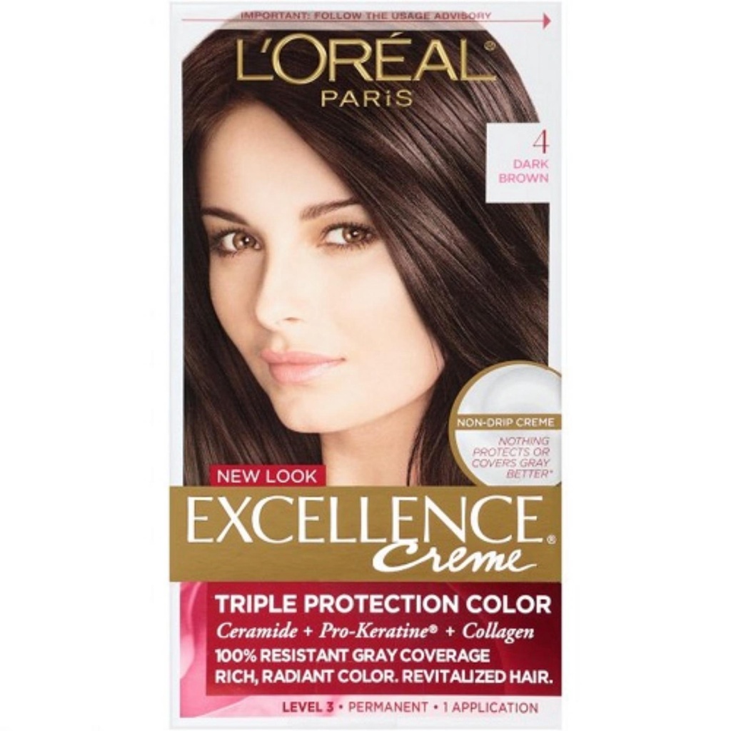 L'Oreal L'Oreal Paris Excellence Hair Color (Dark Brown), Hair Color's ...