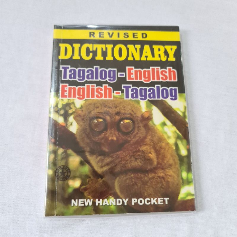 revised Dictionary Tagalog English English Tagalog Shopee Philippines