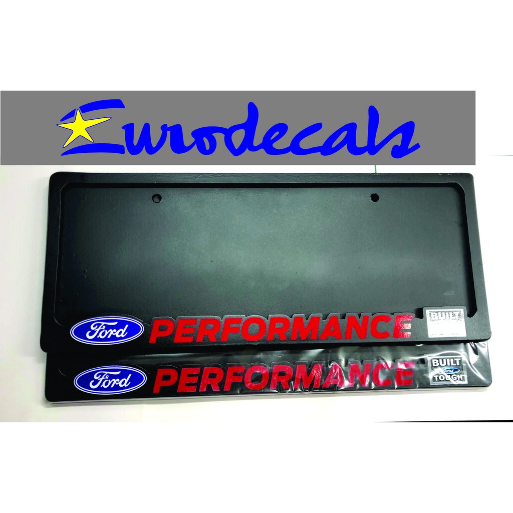 Ford performance plate frame for everest ranger wildtrak expedition ...
