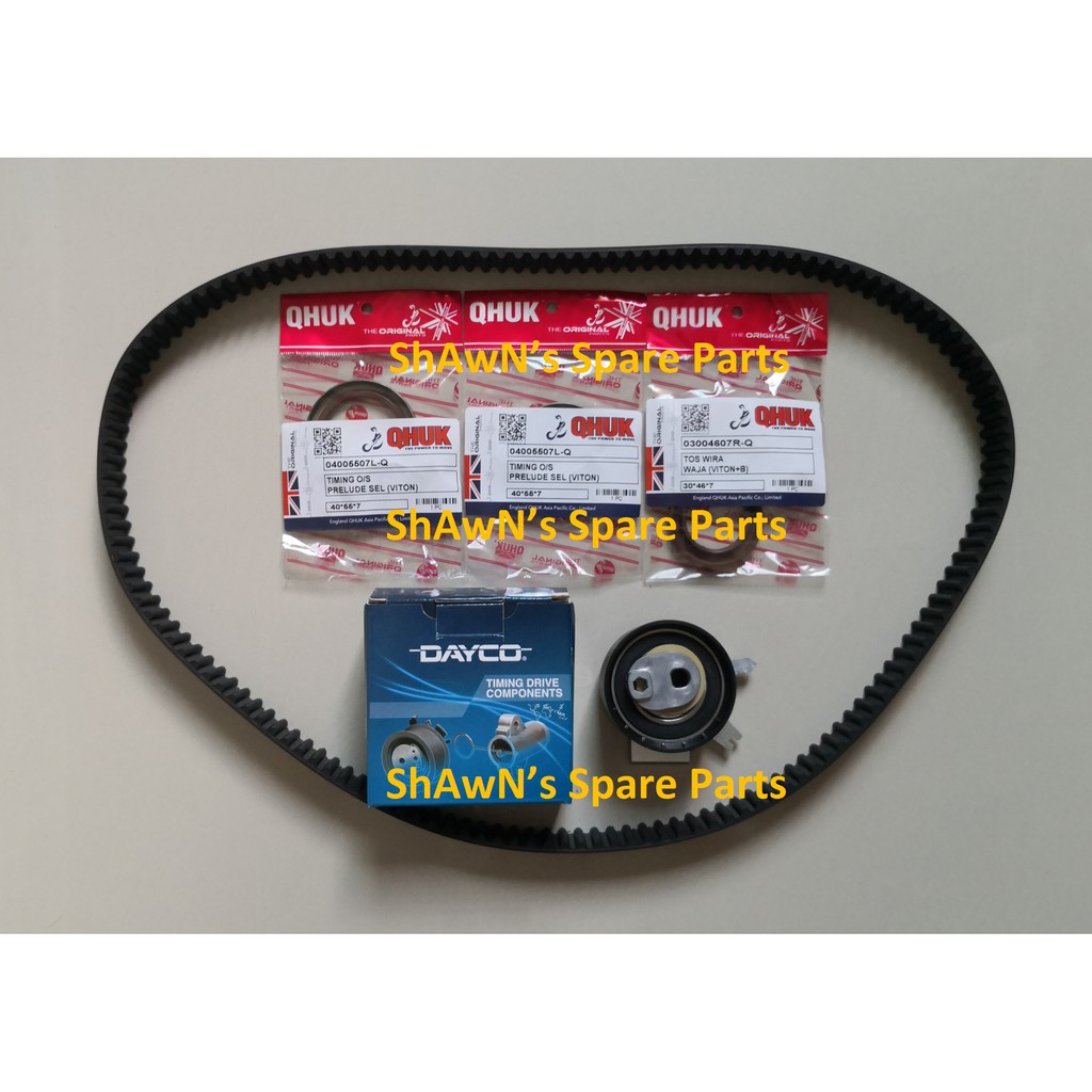 QHUK Timing Belt Kit Set Proton Saga FLX / Iriz / Exora Bold / Preve