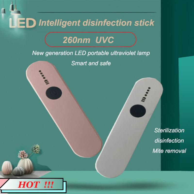 Portable LED UV UVC Disinfection Lamp 260nm Handheld Germicidal