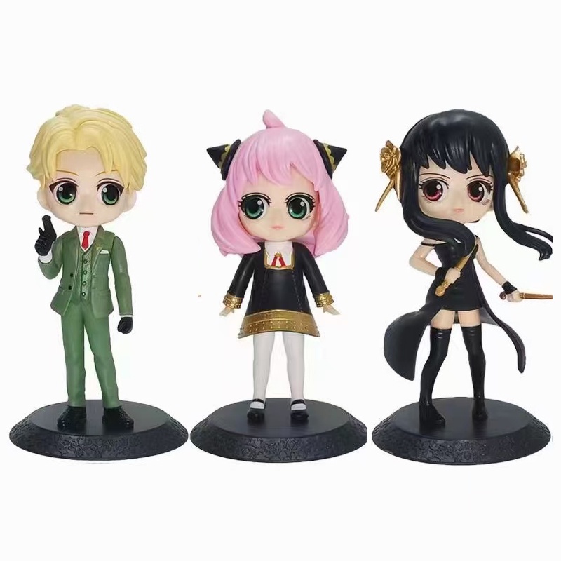 Anime Anya Spy X Family Kawaii Figure Anya Forger Figure Loid Yor ...